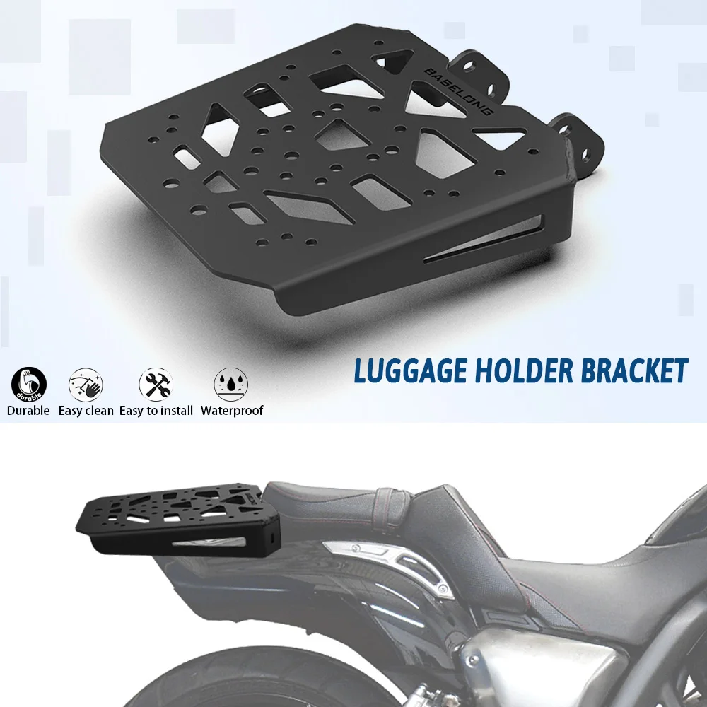 2020 2019 VMAX 1700 For YAMAHA V-MAX 1700 2009-2018 2017 2016 2015 Rear Luggage Rack Top Case Mount Plate Luggage Holder Bracket
2020 2019 VMAX 1700 For YAMAHA V-MAX 1700 2009-2018 2017 2016 2015 Rear Luggage Rack Top Case Mount Plate Luggage Holder Bracket