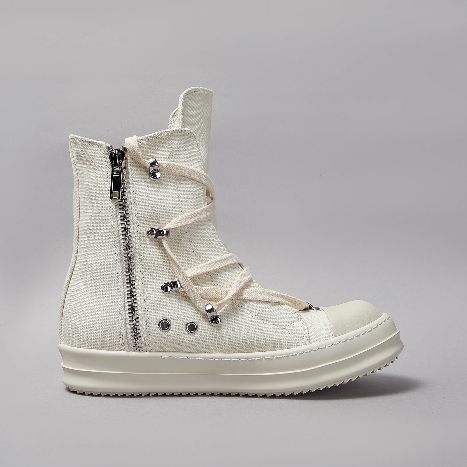 Brand Casual High Top Quality Off-white Designer Men Shoe Rome Fashion Zipper Thick-sole Canvas Platform Women Sneaker
Brand Casual High Top Quality Off-white Designer Men Shoe Rome Fashion Zipper Thick-sole Canvas Platform Women Sneaker