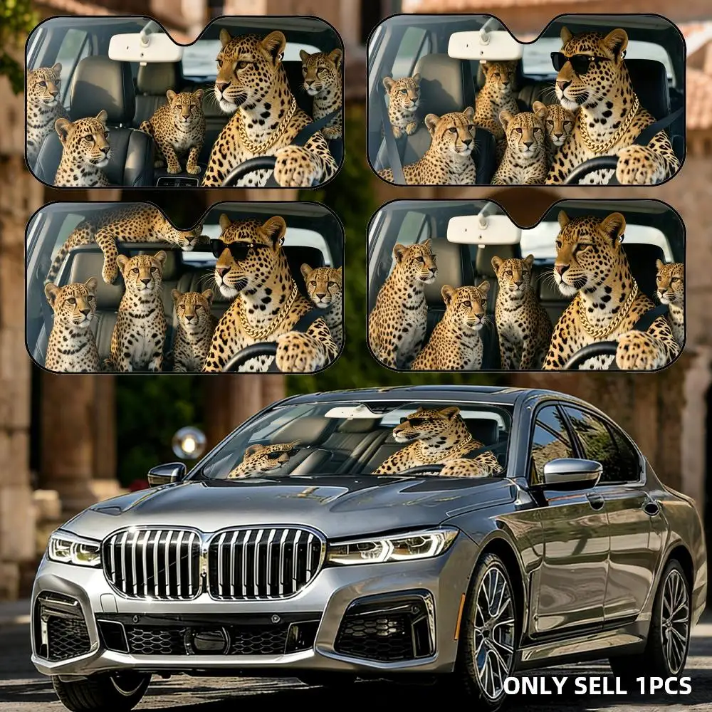 cool Leopard Driving Sun Visor Reusable Aluminum Foil Car Windshield Sun Visor UV Protector Heat Insulation Cover Shade
cool Leopard Driving Sun Visor Reusable Aluminum Foil Car Windshield Sun Visor UV Protector Heat Insulation Cover Shade