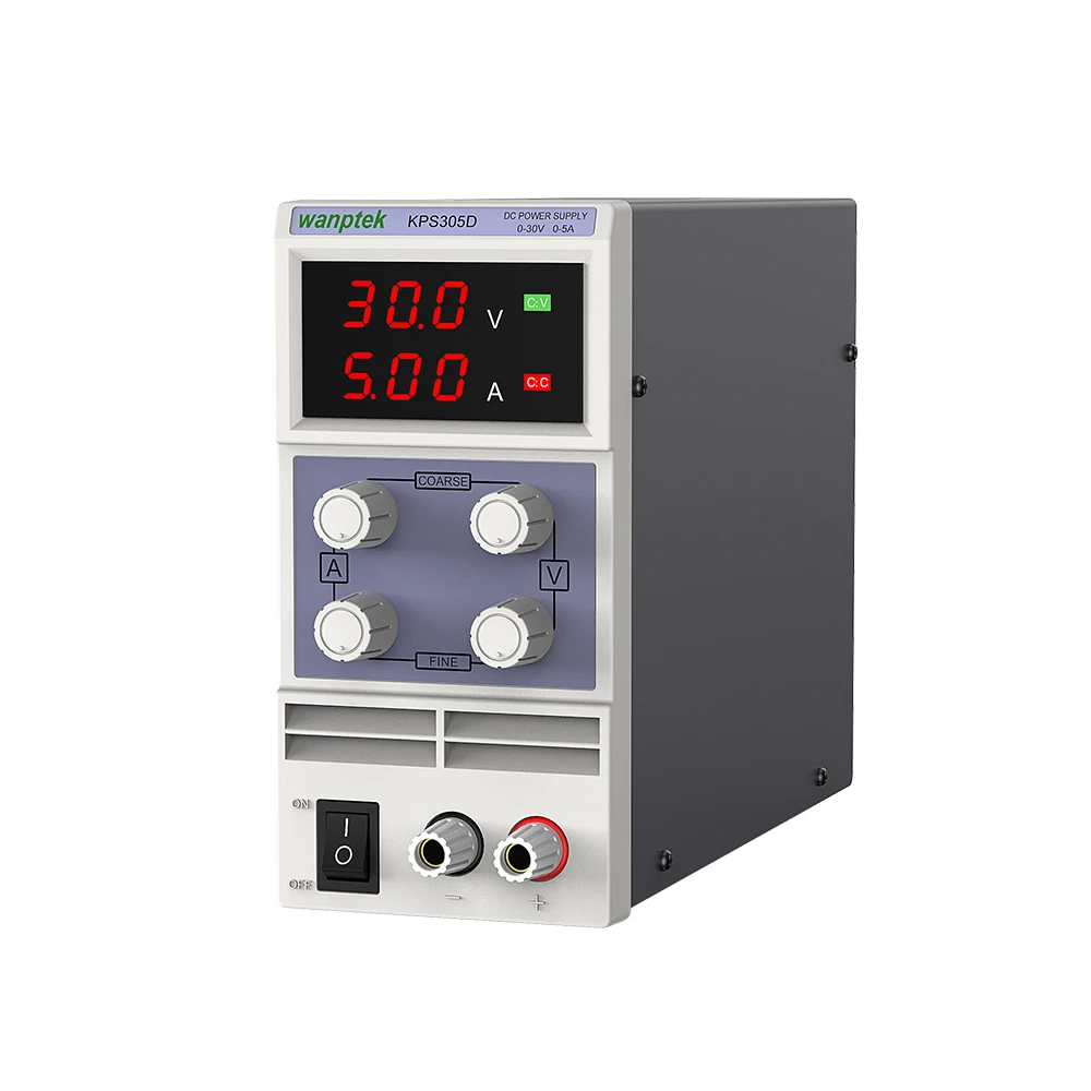 WANPTEK 30V 5A BENCH DC ADJUSTABLE POWER SUPPLY, DC POWER, 3 DIGIT DISPLAY, REPAIR, LAB, SCHOOLS, ELECTROPLATE, CHARGE, KPS305D
WANPTEK 30V 5A BENCH DC ADJUSTABLE POWER SUPPLY, DC POWER, 3 DIGIT DISPLAY, REPAIR, LAB, SCHOOLS, ELECTROPLATE, CHARGE, KPS305D