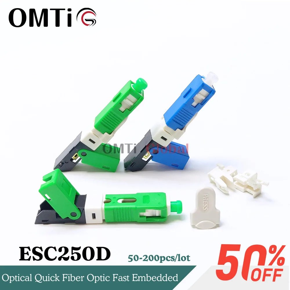 OMTiG ESC250D Fiber Quick FTTH SC APC/UPC Одномодовый оптический быстрый разъем Оригинальный монтажный разъем для падения кабеля
OMTiG ESC250D Fiber Quick FTTH SC APC/UPC Одномодовый оптический быстрый разъем Оригинальный монтажный разъем для падения кабеля