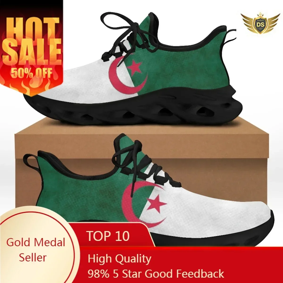 New Flag Design Women Sneakers Ourdoor Walkable Athletic Shoes Summer Sprint Breathable Mesh Fabric Soccer Shoes
New Flag Design Women Sneakers Ourdoor Walkable Athletic Shoes Summer Sprint Breathable Mesh Fabric Soccer Shoes