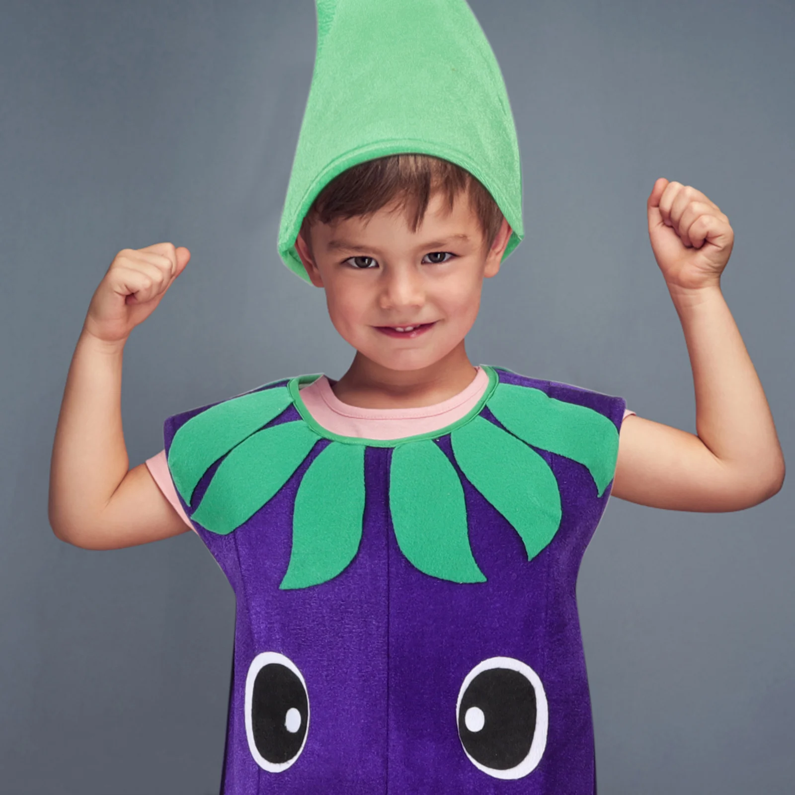 Kids Sponge Eggplant Costume Cosplay Supplies Childrens Day Halloween Party Stage Performance Comfortable Material
Kids Sponge Eggplant Costume Cosplay Supplies Childrens Day Halloween Party Stage Performance Comfortable Material