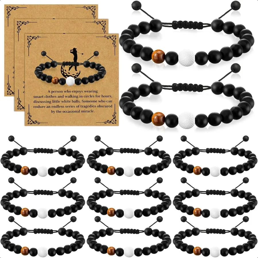 12 Set Sport Adjustable Beaded Bracelets Gifts Football Softball Soccer Volleyball Golf Basketball Hockey Bracelets for Women M
12 Set Sport Adjustable Beaded Bracelets Gifts Football Softball Soccer Volleyball Golf Basketball Hockey Bracelets for Women M