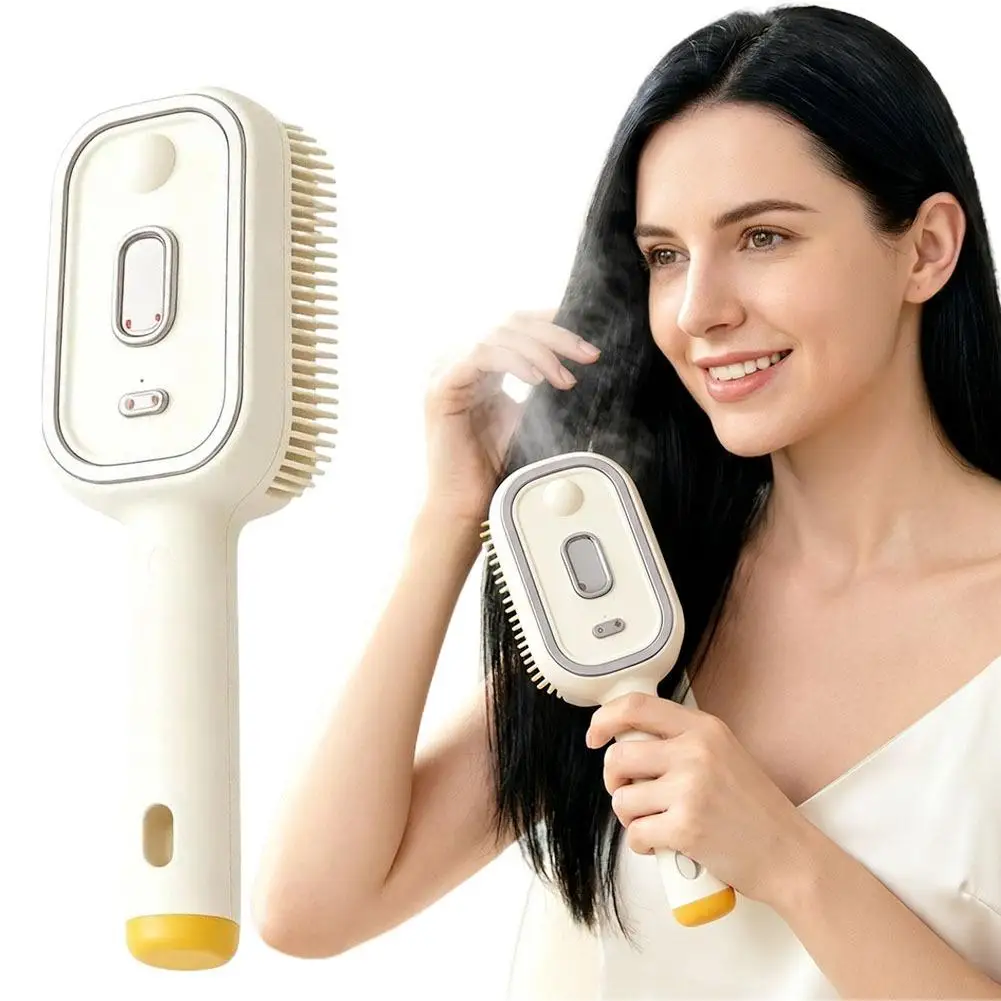 Portable Electric Spray Massage Comb 2-In-1 Moisturizing Scalp Massage Misting Hair Detangling Brush For All Hair Types New
Portable Electric Spray Massage Comb 2-In-1 Moisturizing Scalp Massage Misting Hair Detangling Brush For All Hair Types New