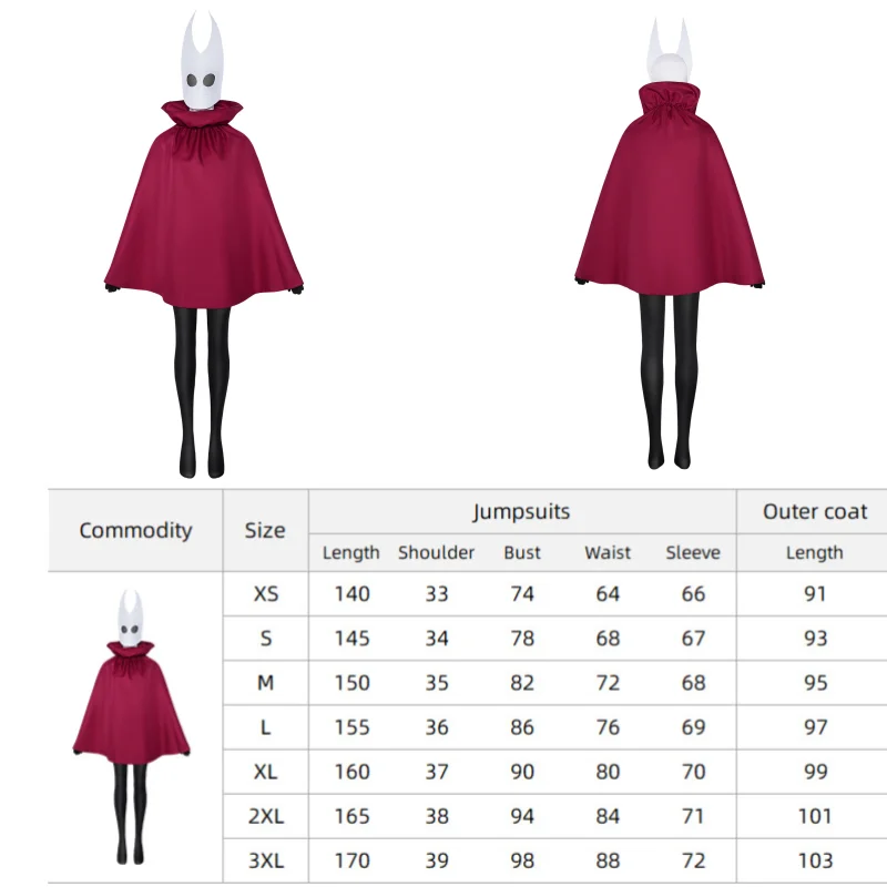 Hollow Knight: Silksong Hornet Game Outfit Cosplay Costume Halloween Fantasy Cloak Carnival Gifts Party Kid Cartoon Ghost Cape
Hollow Knight: Silksong Hornet Game Outfit Cosplay Costume Halloween Fantasy Cloak Carnival Gifts Party Kid Cartoon Ghost Cape