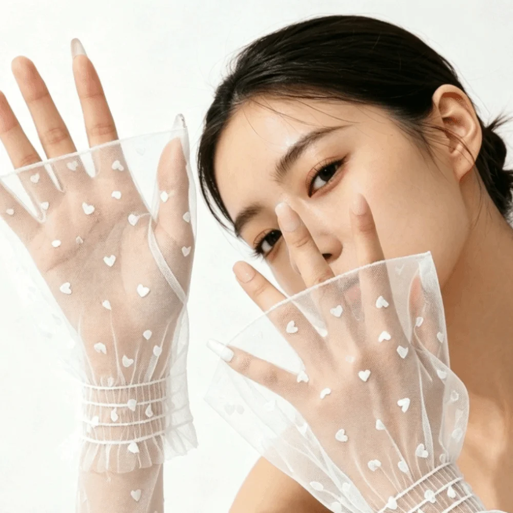All-match Sweet Polka Dot Fake Sleeves Lace Heart Nail Art Sleeves Short Ruffle Fake Pleated Cuff Cosplay
All-match Sweet Polka Dot Fake Sleeves Lace Heart Nail Art Sleeves Short Ruffle Fake Pleated Cuff Cosplay