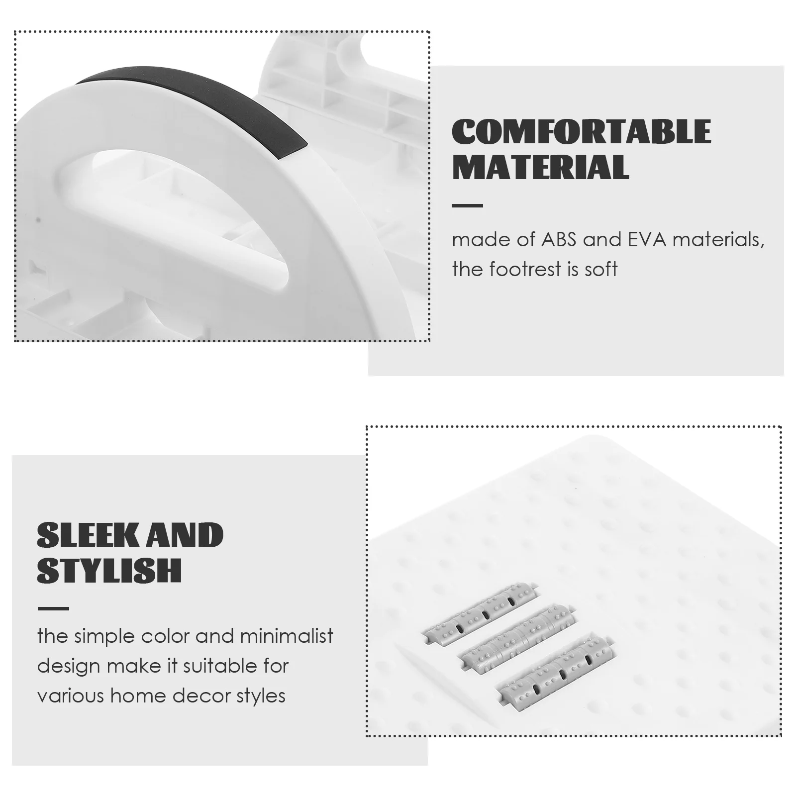 White Rocking Footstool Ergonomic Footrest for Desk Under Office Anti-slip Leg Rest Feet Cushion Stool Desk Furniture
White Rocking Footstool Ergonomic Footrest for Desk Under Office Anti-slip Leg Rest Feet Cushion Stool Desk Furniture