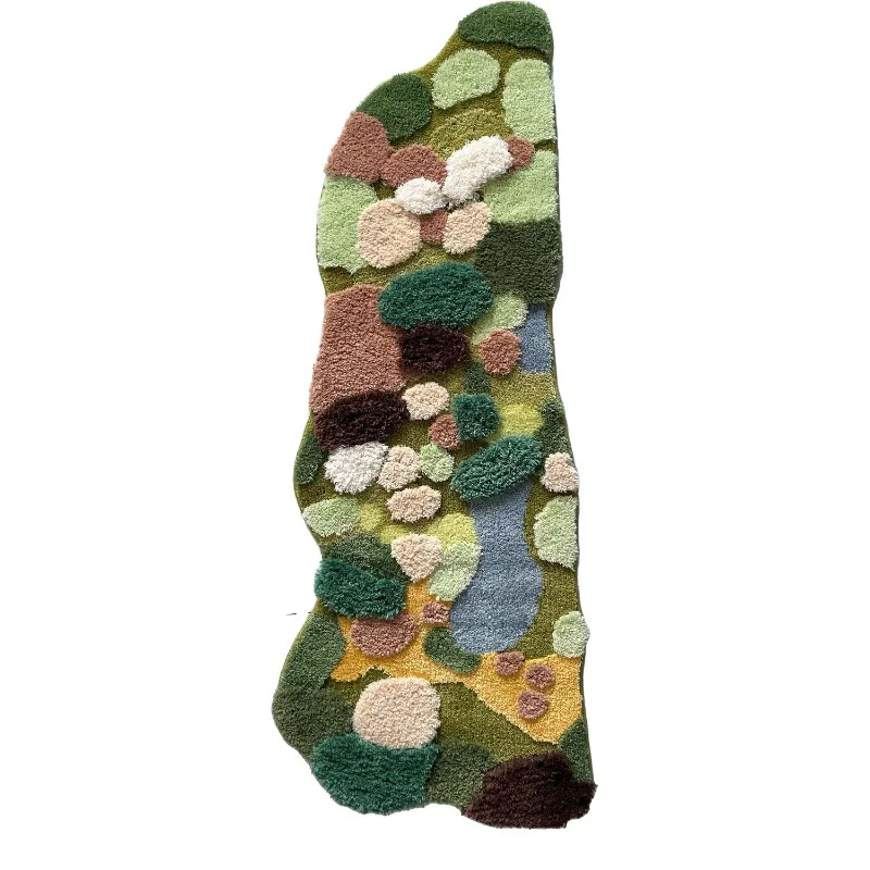 Art three-dimensional round carpet living room wabi wind forest thickened home long bedroom bedside blanket
Art three-dimensional round carpet living room wabi wind forest thickened home long bedroom bedside blanket