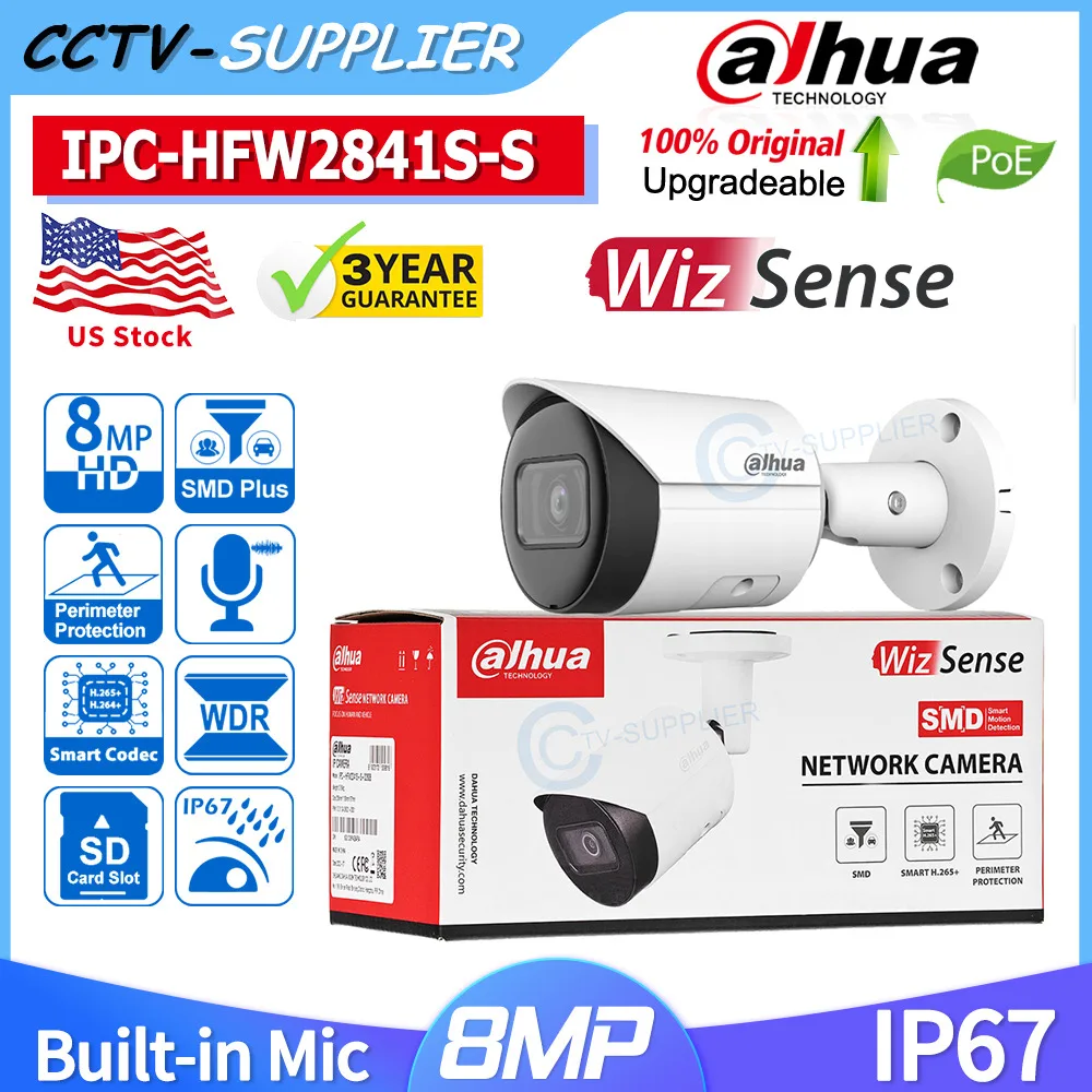 Dahua 8MP Basic Bullet IP Camera
Dahua 8MP Basic Bullet IP Camera