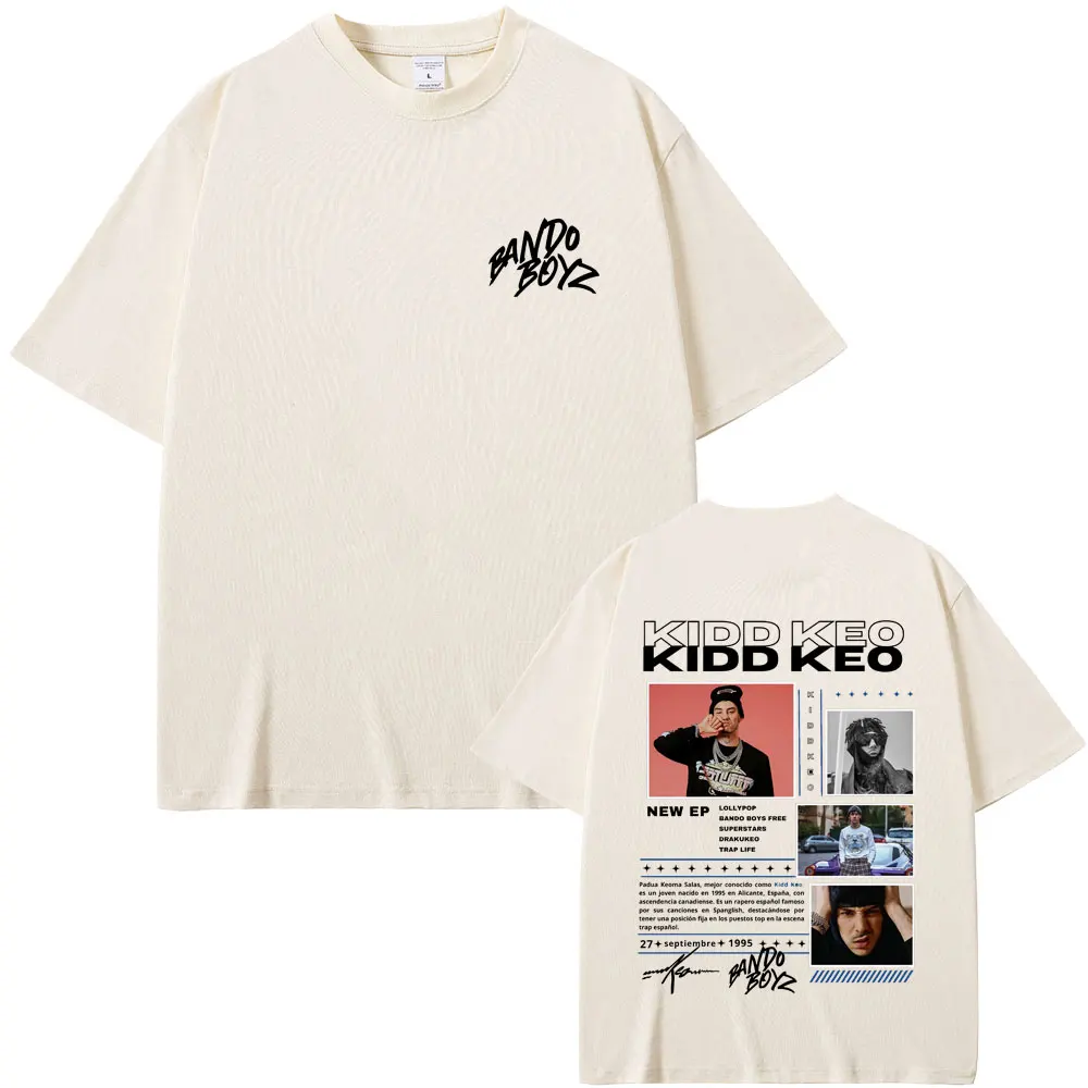 Rapper Kidd Keo Bando Boyz Album Tour T Shirt Men Women Fashion Hip Hop Oversized Short Sleeve T-shirts O-collar Cotton T-shirt
Rapper Kidd Keo Bando Boyz Album Tour T Shirt Men Women Fashion Hip Hop Oversized Short Sleeve T-shirts O-collar Cotton T-shirt