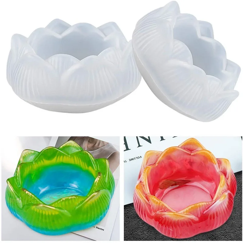 Lotus Candle Holder Storage Box, Multifunctional Silicone Mold, Resin Art Supplies, Ashtray for Resin Making
Lotus Candle Holder Storage Box, Multifunctional Silicone Mold, Resin Art Supplies, Ashtray for Resin Making