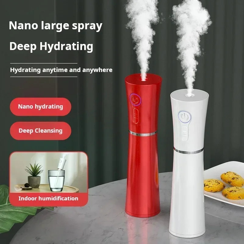 Mini Portable Handheld Facial Moisturizer Spray Humidifier Two-in-One Skincare Device for On-the-Go Hydration
Mini Portable Handheld Facial Moisturizer Spray Humidifier Two-in-One Skincare Device for On-the-Go Hydration