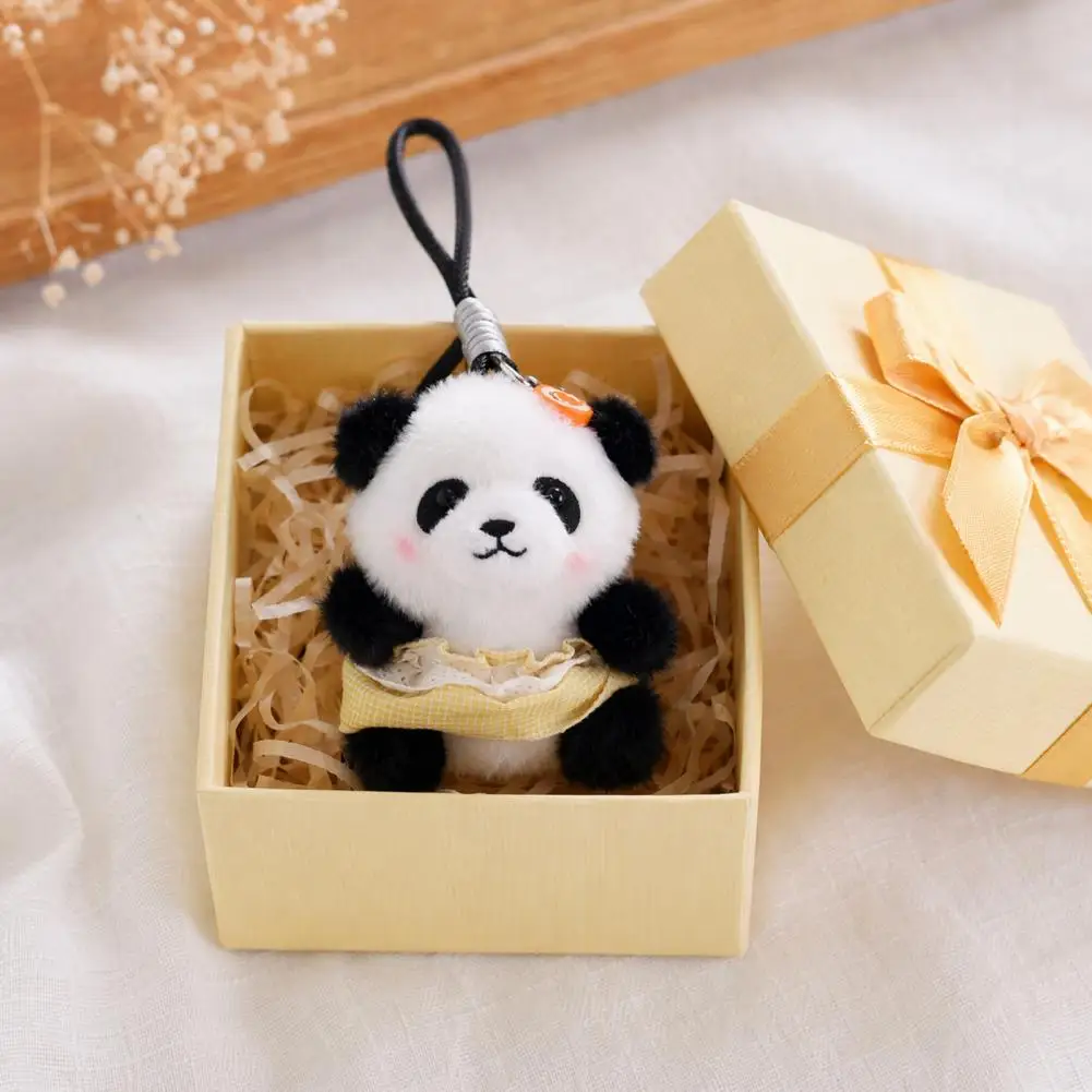 Skin-friendly Keychain Mini Portable Doll Pendant Keychain Soft Velvet Panda Design Accessory Durable Bag Backpack Charm
Skin-friendly Keychain Mini Portable Doll Pendant Keychain Soft Velvet Panda Design Accessory Durable Bag Backpack Charm
