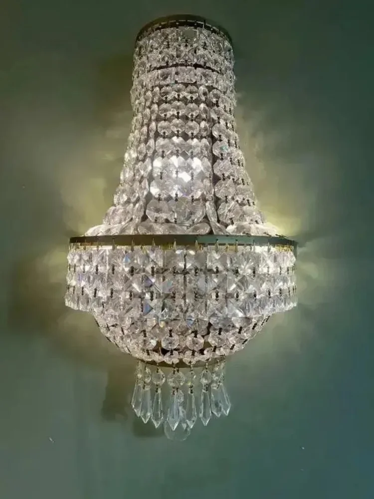 K9 Crystal Gold Chrome E14 LED High Wall Lamp Lighting Lustre Suspension Luminaire Lampen For Living Room Staircase
K9 Crystal Gold Chrome E14 LED High Wall Lamp Lighting Lustre Suspension Luminaire Lampen For Living Room Staircase