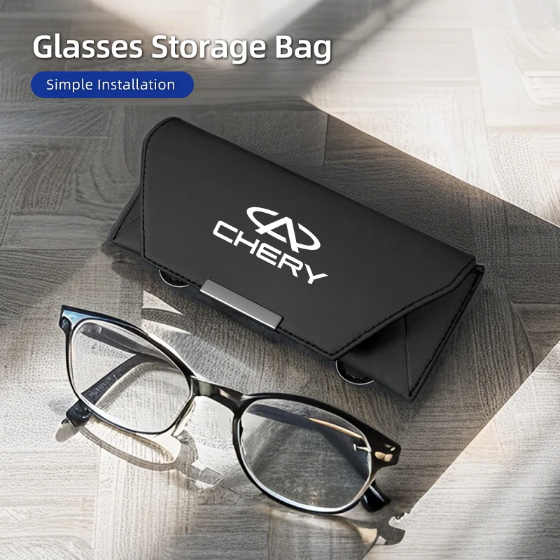 PU Leather Car Sun Visor Eyeglasses Case Sunglasses Storage Box For Chery Tiggo 5 2 3 7 PRO 8 5X IQ QQ Fulwin Face Arrizo A1 A3
PU Leather Car Sun Visor Eyeglasses Case Sunglasses Storage Box For Chery Tiggo 5 2 3 7 PRO 8 5X IQ QQ Fulwin Face Arrizo A1 A3