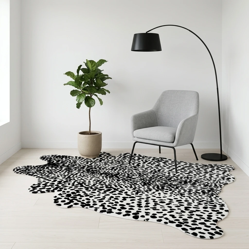 Faux Leopard Skin Rug, Soft & Silky Smooth Fur Area Carpet, Anti-Slip TPR Backing, Luxury Home Decorative Mat for Bedroom Lounge
Faux Leopard Skin Rug, Soft & Silky Smooth Fur Area Carpet, Anti-Slip TPR Backing, Luxury Home Decorative Mat for Bedroom Lounge