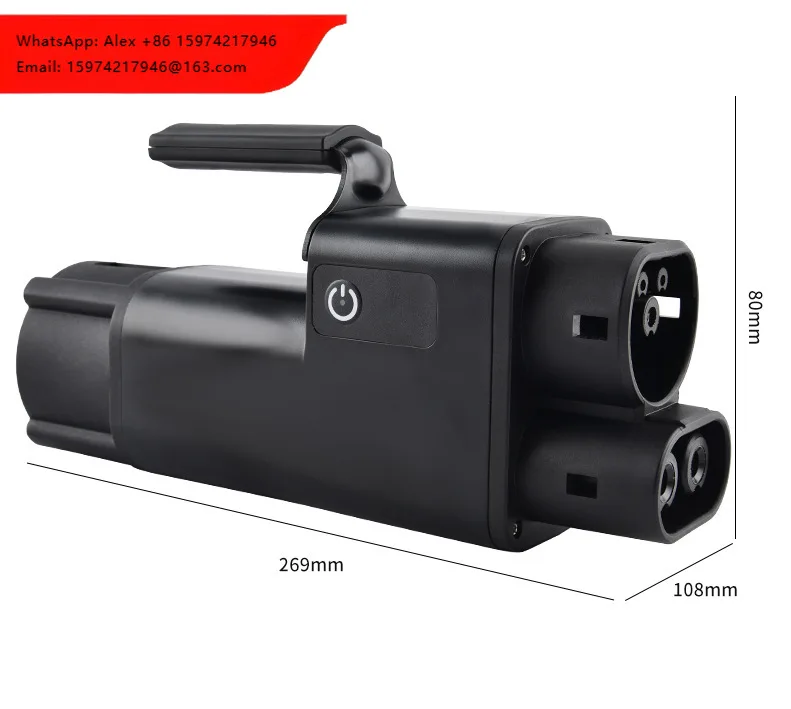CHA To CCS2 300A DC EV Charging Adapter IP65 Waterproof For Home Use Electric Vehicle Converter
CHA To CCS2 300A DC EV Charging Adapter IP65 Waterproof For Home Use Electric Vehicle Converter