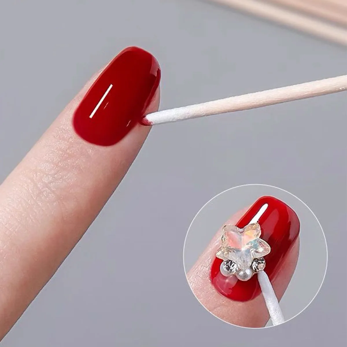 100Pcs Nails Wood Cotton Swab Clean Sticks Bud Tip Double Head Manicure Detail Corrector Nail Overflow Adhesive Removing Tools
100Pcs Nails Wood Cotton Swab Clean Sticks Bud Tip Double Head Manicure Detail Corrector Nail Overflow Adhesive Removing Tools