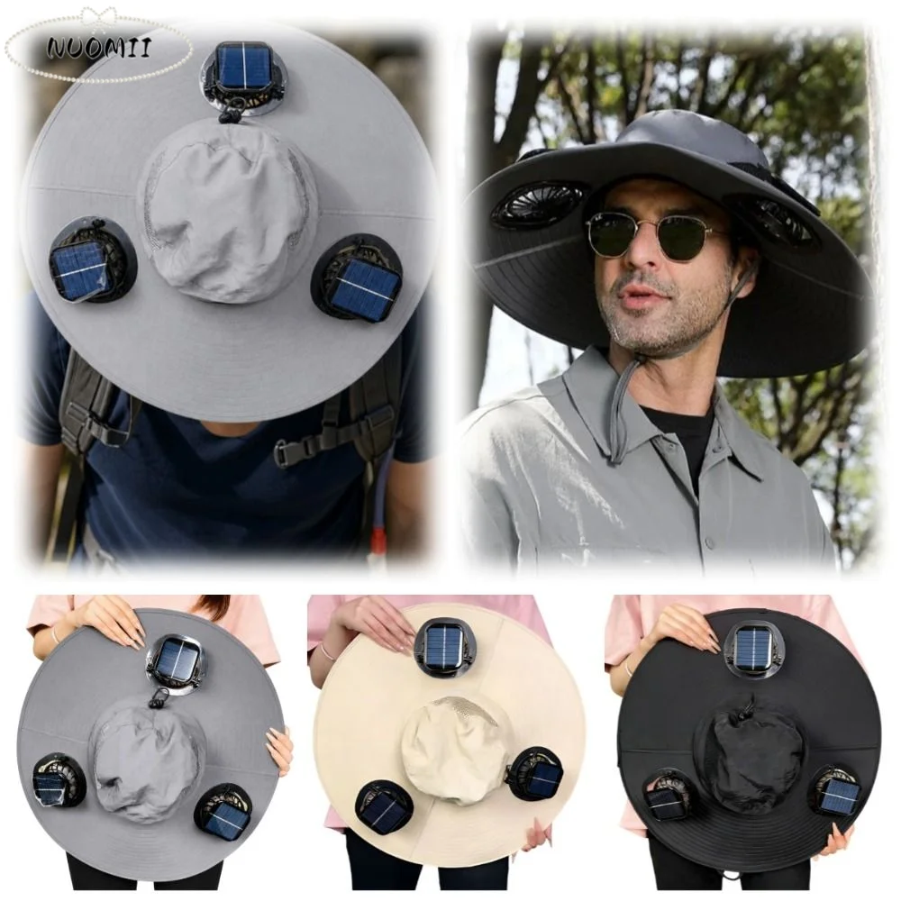 3 Fans Solar Fan Hat UV Protection Strong Wind Wide Brim Sun Cap Lightweight Breathable Summer Fan Visor Cap Hot Weather
3 Fans Solar Fan Hat UV Protection Strong Wind Wide Brim Sun Cap Lightweight Breathable Summer Fan Visor Cap Hot Weather