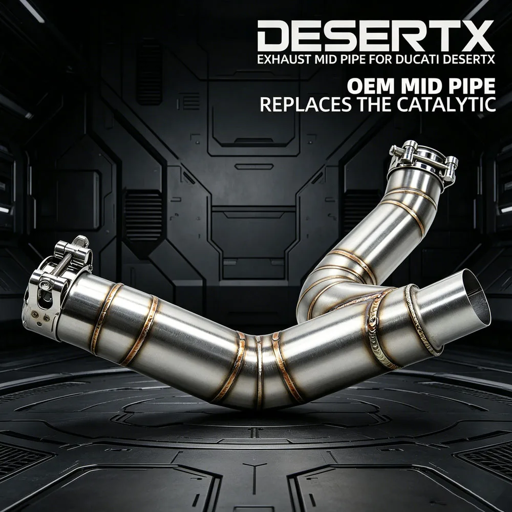 Street Bike Exhaust Adapter Compatible OEM Muffler For Ducati DESERTX950 DESERT X 950 2022-2024 Monster937 Monster950 2021-2023
Street Bike Exhaust Adapter Compatible OEM Muffler For Ducati DESERTX950 DESERT X 950 2022-2024 Monster937 Monster950 2021-2023