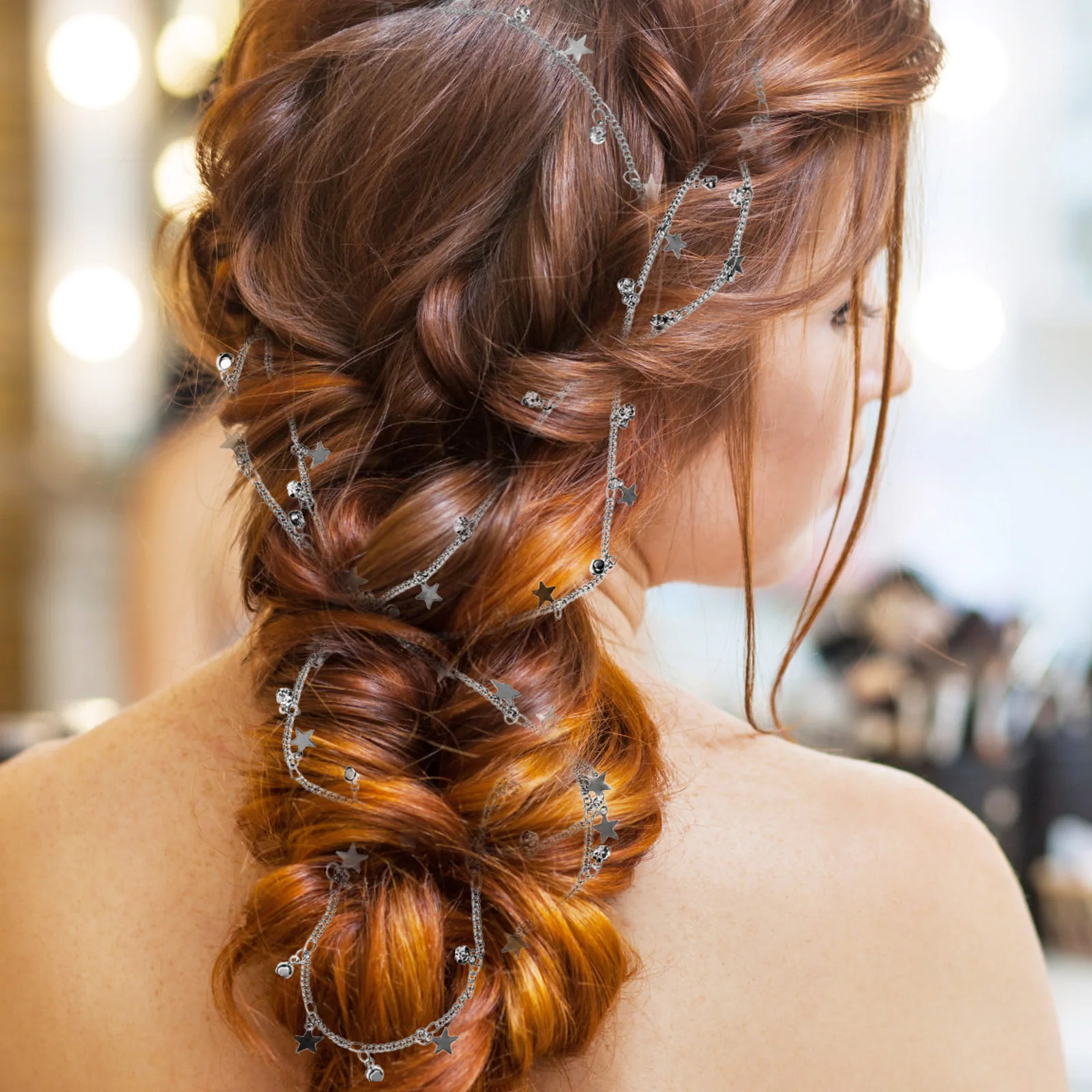 2Pcs Star Hair Chains Women's Fashionable Braid Jewelry Lightweight Hair Wrap String for Festival Gift Idea
2Pcs Star Hair Chains Women's Fashionable Braid Jewelry Lightweight Hair Wrap String for Festival Gift Idea