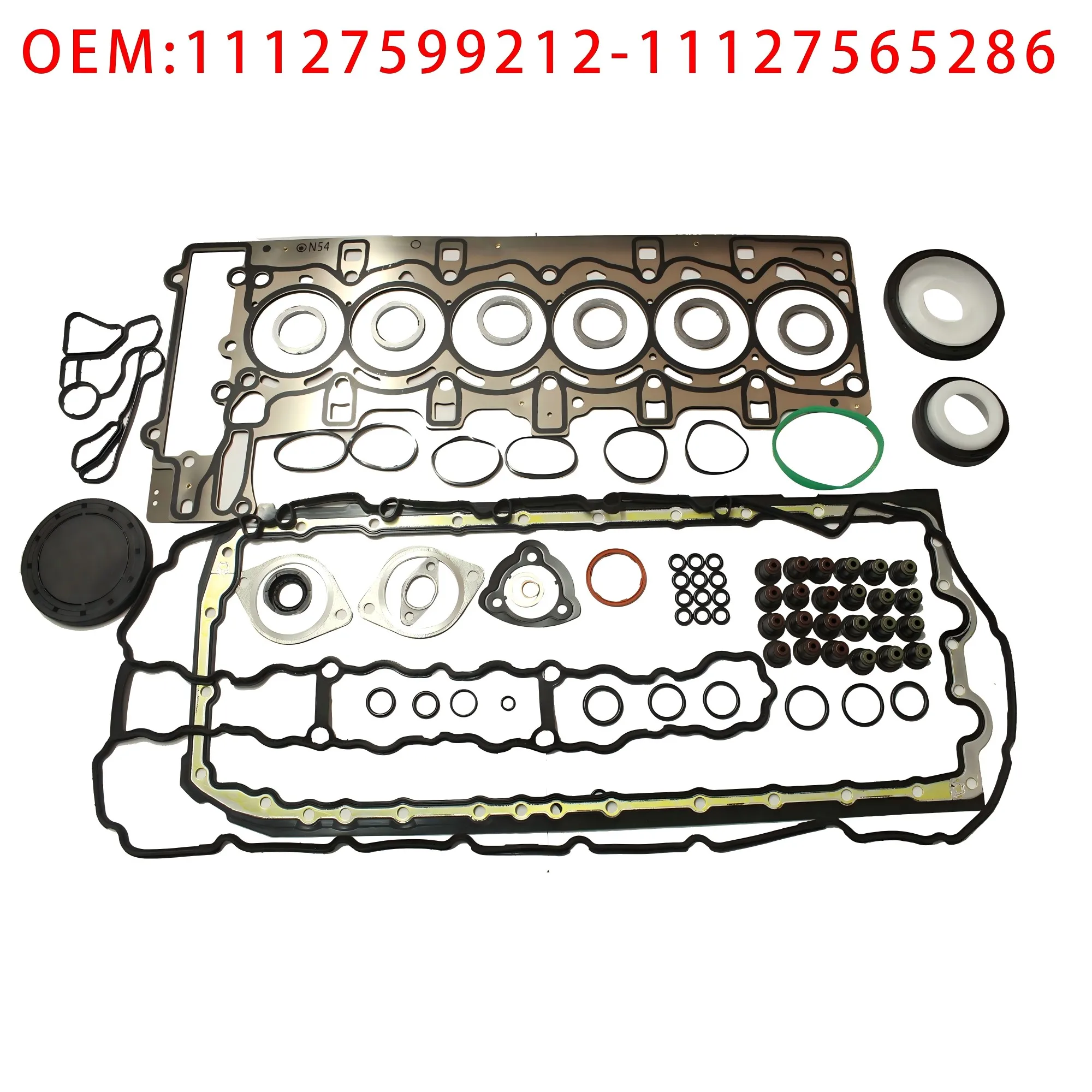 11127599212 11127565286 Overhaul Gasket Kit for BMW 335i X3 X5 X6 E90 F30 F10 F25 E70 E71 N55 3.0L L6 Turbocharged N55 Engine
11127599212 11127565286 Overhaul Gasket Kit for BMW 335i X3 X5 X6 E90 F30 F10 F25 E70 E71 N55 3.0L L6 Turbocharged N55 Engine