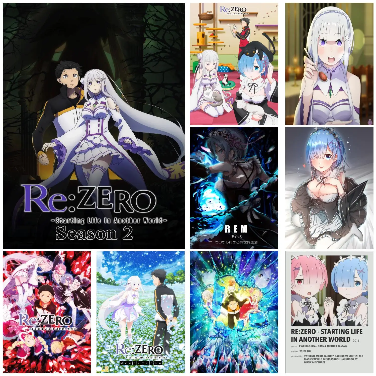re zero Anime Video Game Canvas Art Poster and Wall Art Picture Print Modern Family bedroom Decor Posters
re zero Anime Video Game Canvas Art Poster and Wall Art Picture Print Modern Family bedroom Decor Posters