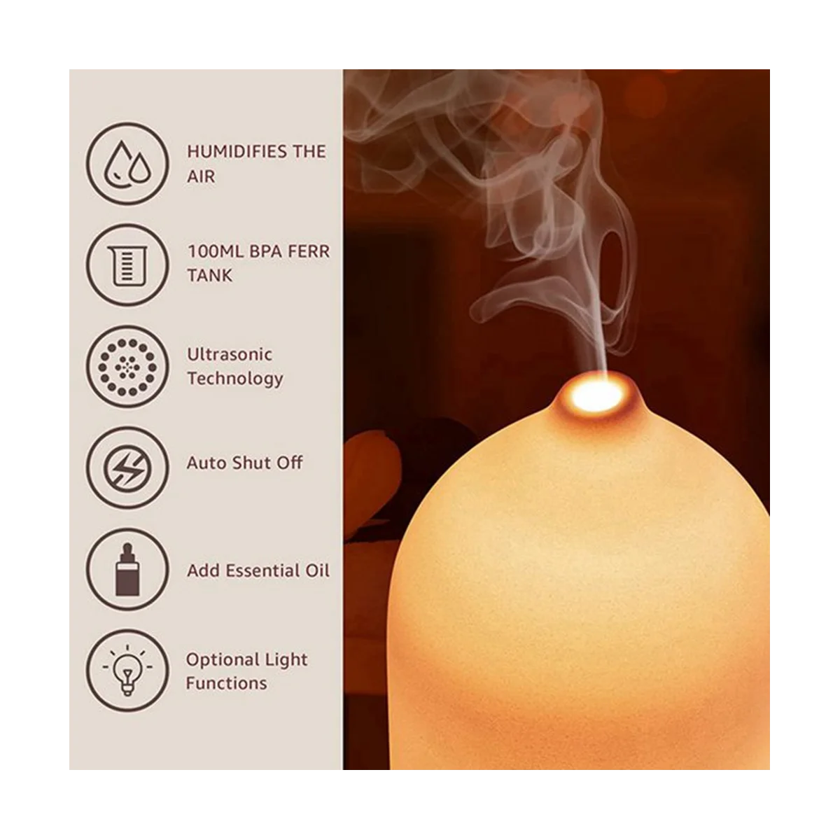 humidifier 250ML Aromatherapy Essential Oil Diffuser Air Humidifier Cool with 7 Color
humidifier 250ML Aromatherapy Essential Oil Diffuser Air Humidifier Cool with 7 Color