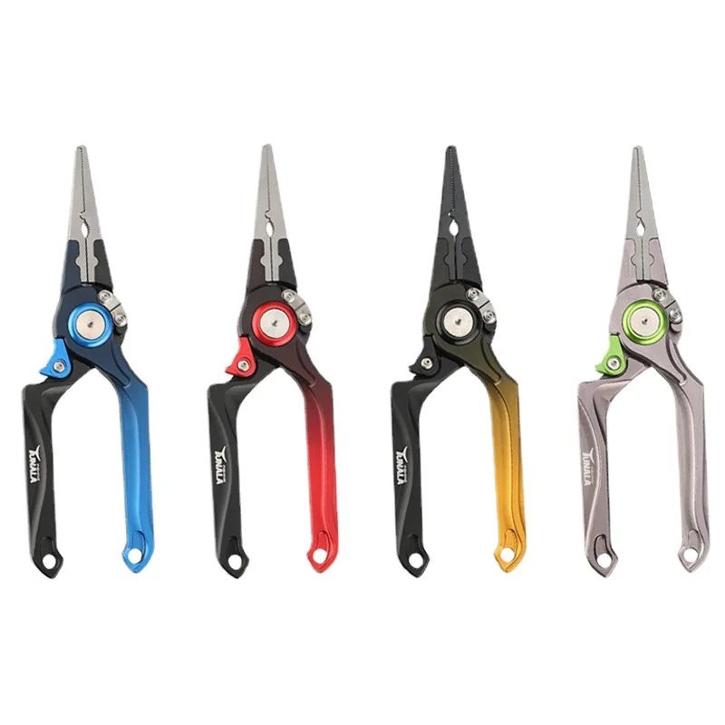 Gradient Self-locking Aluminum Lure Fishing Pliers - Hook Remover, Multi-func Hook Tool, Fishing Accessories
Gradient Self-locking Aluminum Lure Fishing Pliers - Hook Remover, Multi-func Hook Tool, Fishing Accessories