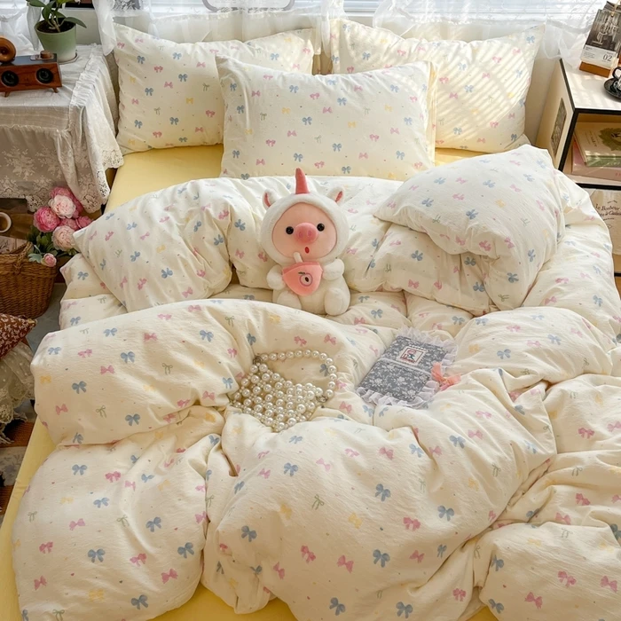 2025 New Student Season Item Quilt Cover A Fresh and Oxygen-rich Double-layer Gauze Printed Duvet Cover Skin-friendly Bedding
2025 New Student Season Item Quilt Cover A Fresh and Oxygen-rich Double-layer Gauze Printed Duvet Cover Skin-friendly Bedding