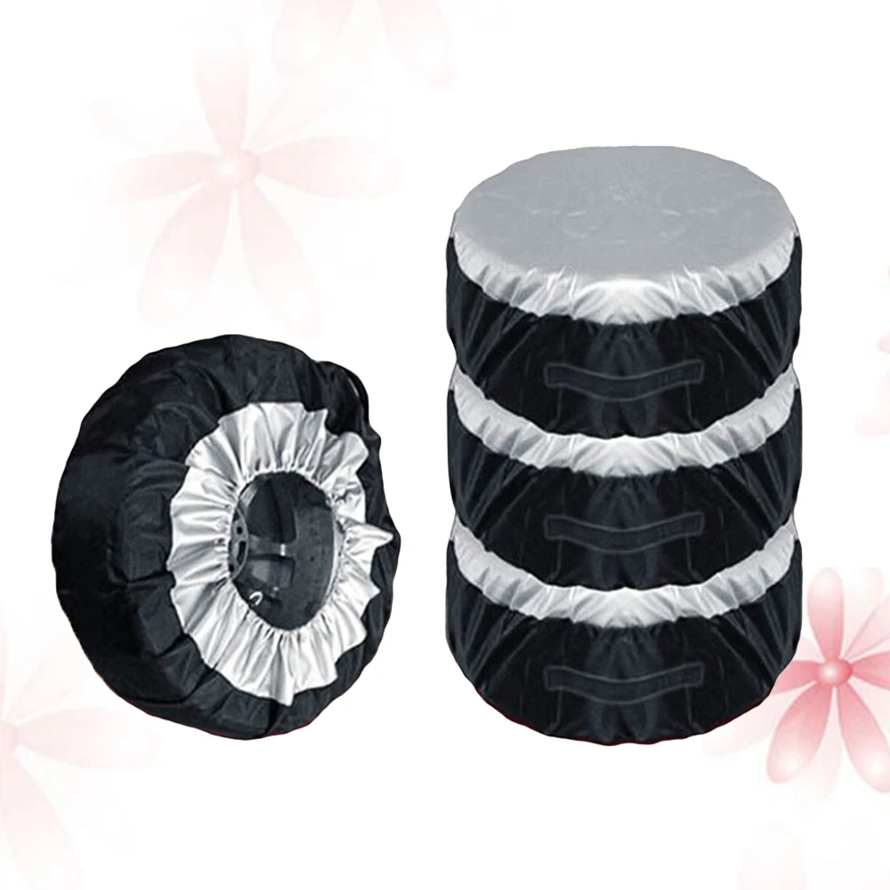 4pcs Car Spare Tire Cover Waterproof Oxford Cloth Tire Covers For 65Cm Wheel Uv Protection Foldable Easy Install Storage
4pcs Car Spare Tire Cover Waterproof Oxford Cloth Tire Covers For 65Cm Wheel Uv Protection Foldable Easy Install Storage