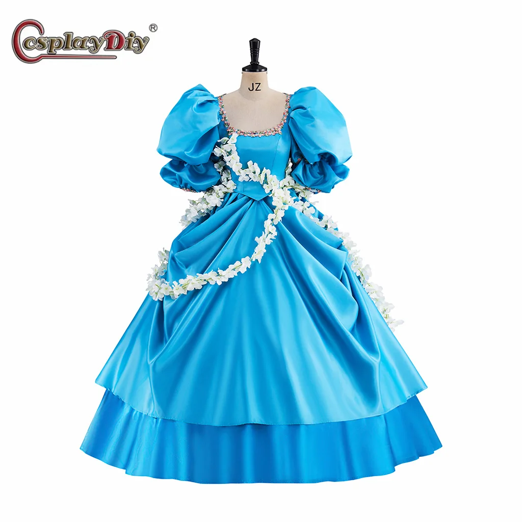 Princess Cosplay Ella Costume Woman's Blue Dress Rococo Stage Performance Dress Belle Gown Halloween Princess Dress
Princess Cosplay Ella Costume Woman's Blue Dress Rococo Stage Performance Dress Belle Gown Halloween Princess Dress
