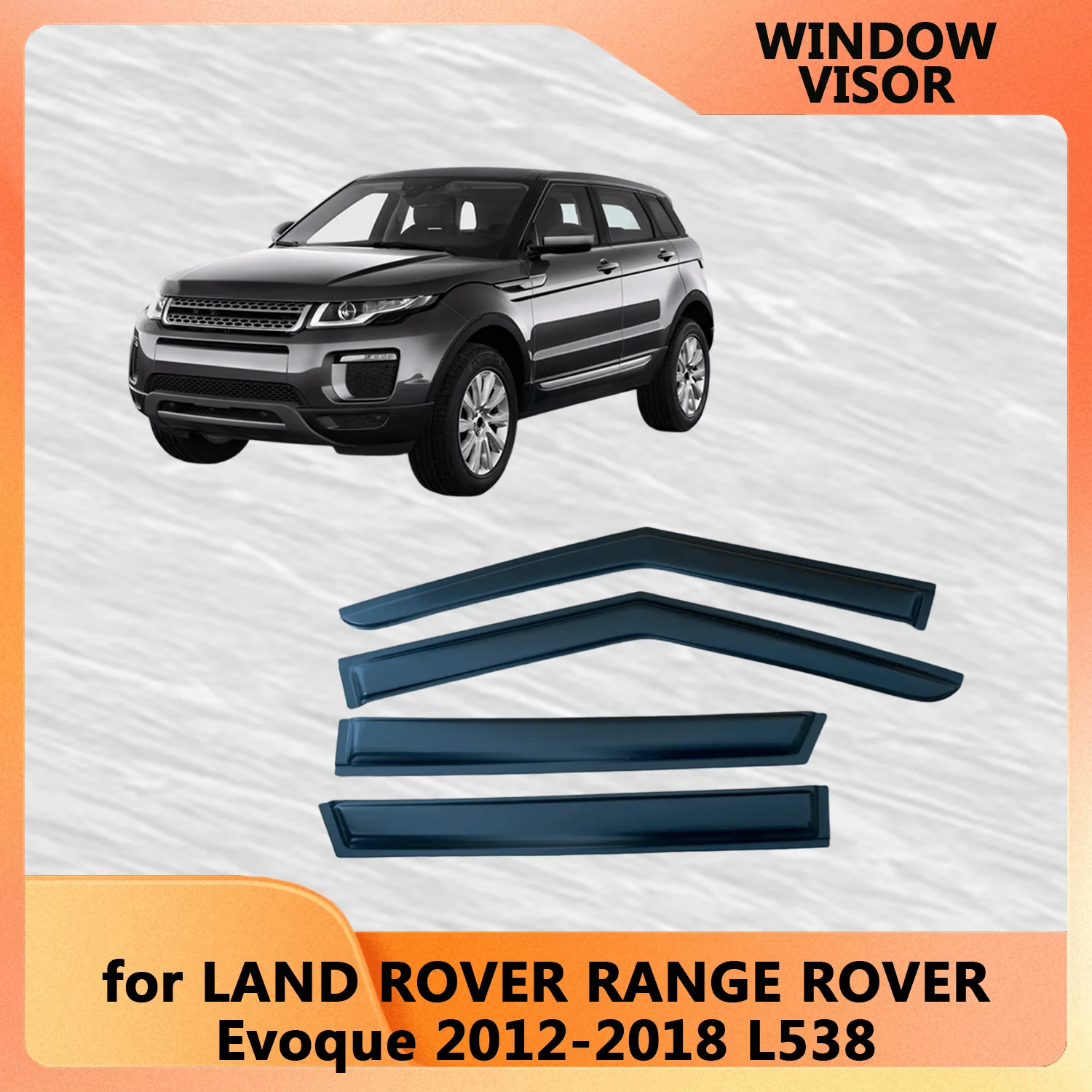 Window Visor for LAND ROVER RANGE ROVER Evoque L538 2012 2013 2014 2015 2016 2017 2018 Wind Deflectors Rain Guards Door Visor
Window Visor for LAND ROVER RANGE ROVER Evoque L538 2012 2013 2014 2015 2016 2017 2018 Wind Deflectors Rain Guards Door Visor
