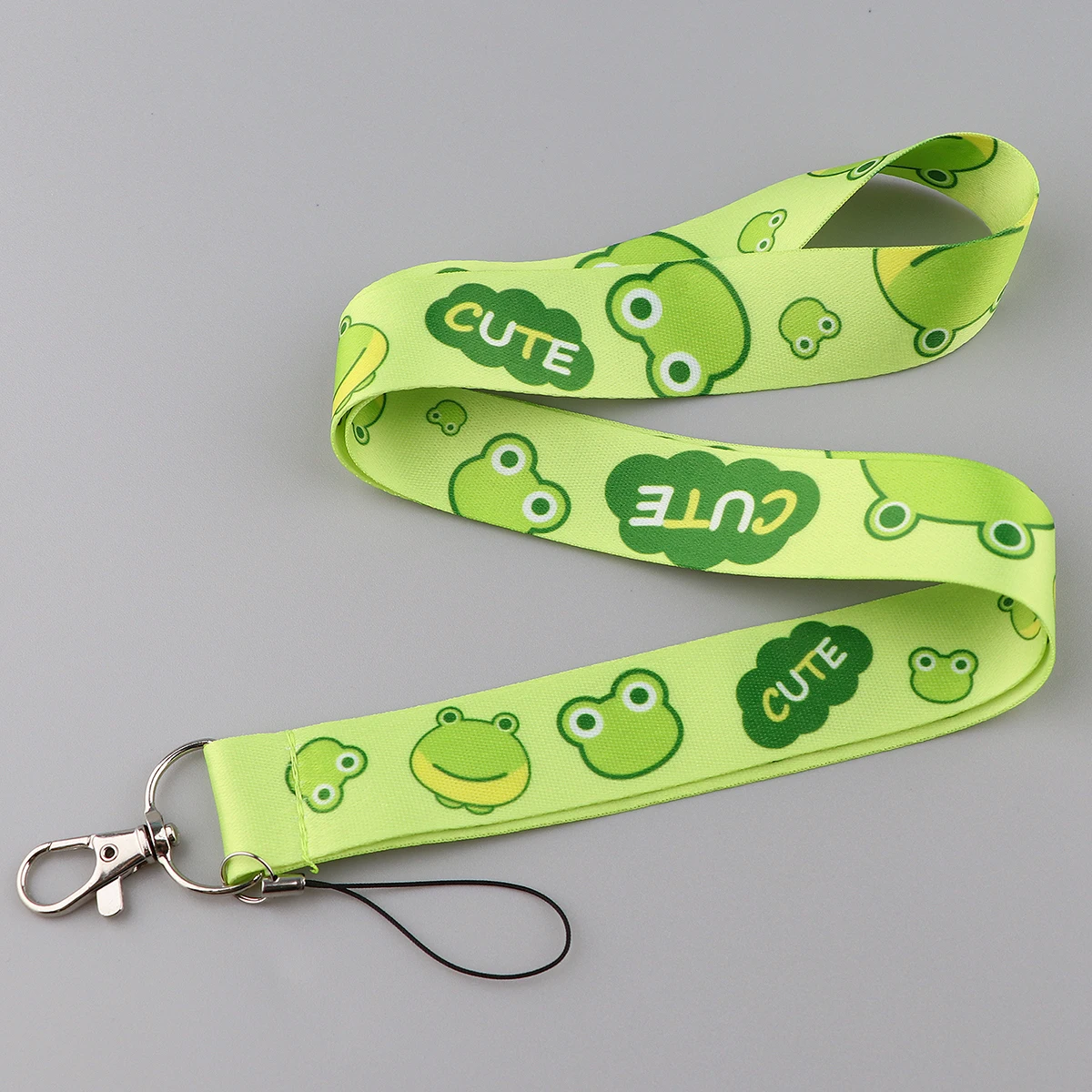 Cute Frog Neck Strap Lanyard for Key Cell Phone Straps USB Badge Holder DIY Hanging Rope Keychain Accessories Gifts
Cute Frog Neck Strap Lanyard for Key Cell Phone Straps USB Badge Holder DIY Hanging Rope Keychain Accessories Gifts