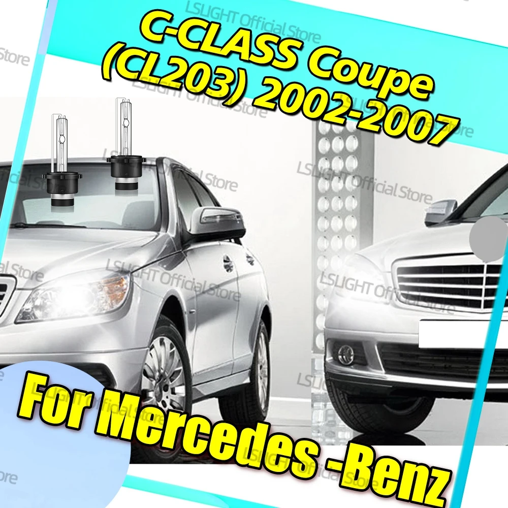 2PCS HID Xenon Headlight D2 D2S 35W 12V 6000K 8000K 10000K For Mercedes-Benz C-CLASS Coupe (CL203) 2002-2007 2003 2004 2005 2006
2PCS HID Xenon Headlight D2 D2S 35W 12V 6000K 8000K 10000K For Mercedes-Benz C-CLASS Coupe (CL203) 2002-2007 2003 2004 2005 2006