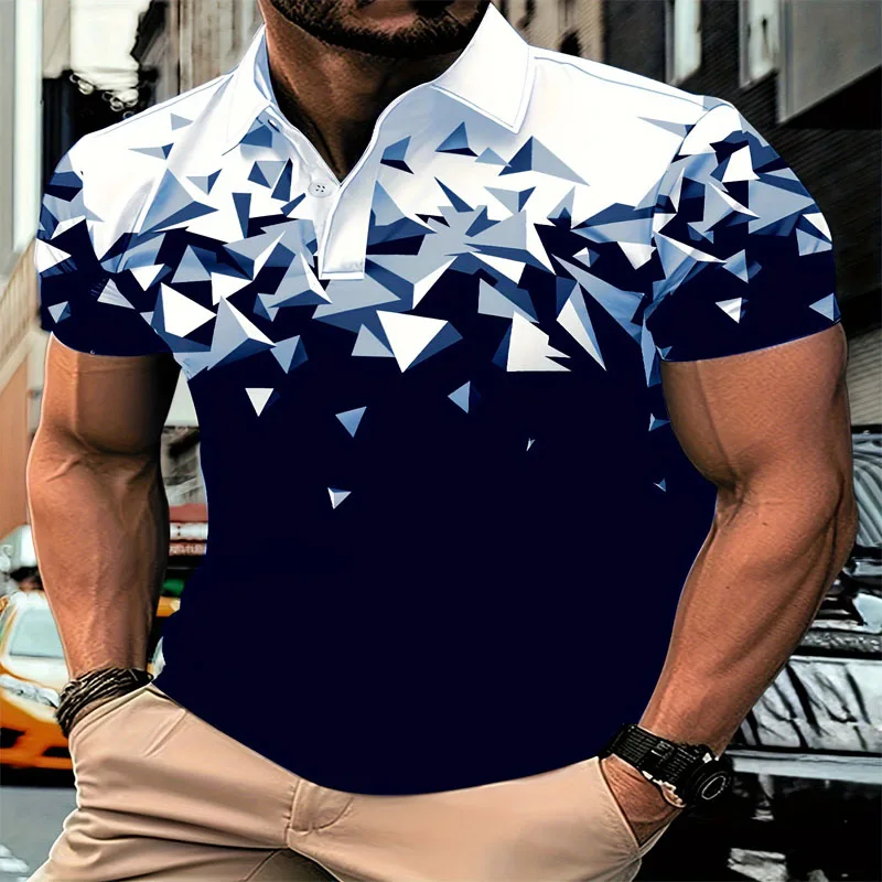 Men's 3D Digital Printed Pattern Casual Polo Shirt, Summer Outdoor Fashion, Comfortable and Versatile
Men's 3D Digital Printed Pattern Casual Polo Shirt, Summer Outdoor Fashion, Comfortable and Versatile