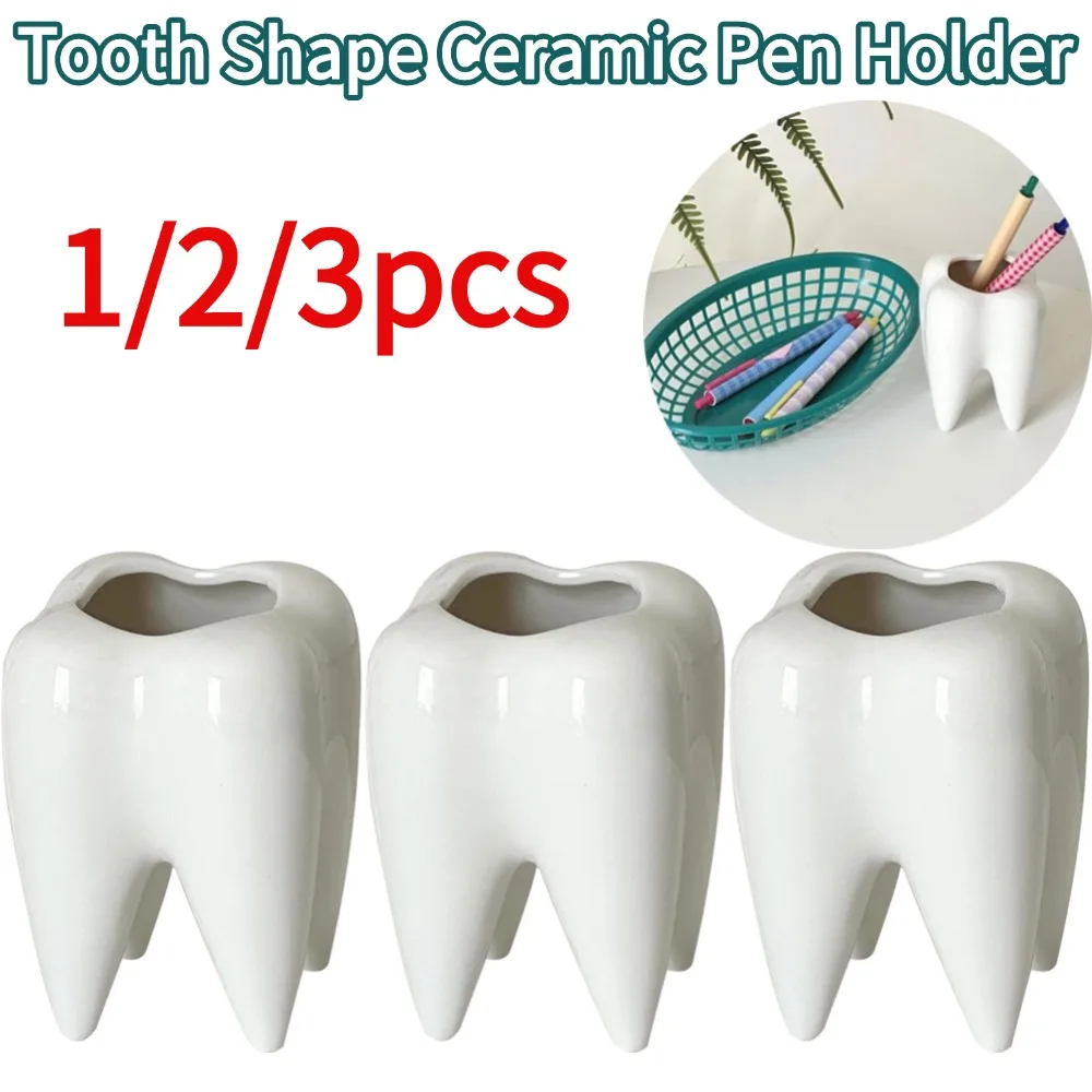 Funny Tooth Shape Ceramic Pen Holder Pencil Pot Storage Container Desk Pen Stand Succulent Pot Organizer Clinic Supplies
Funny Tooth Shape Ceramic Pen Holder Pencil Pot Storage Container Desk Pen Stand Succulent Pot Organizer Clinic Supplies