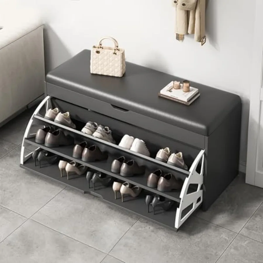 Benches Garden Bench Outdoor Patio Seating Backless Park Chair Lawn Path Slatted Seats, Shoe Storage Bench with 3 Flip Drawers
Benches Garden Bench Outdoor Patio Seating Backless Park Chair Lawn Path Slatted Seats, Shoe Storage Bench with 3 Flip Drawers