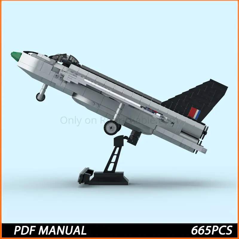 Building Blocks Britain Military Series Electric Lightning F.1 XM135 High Speed Interception Fighter Jet Model Minis Bricks Toys
Building Blocks Britain Military Series Electric Lightning F.1 XM135 High Speed Interception Fighter Jet Model Minis Bricks Toys