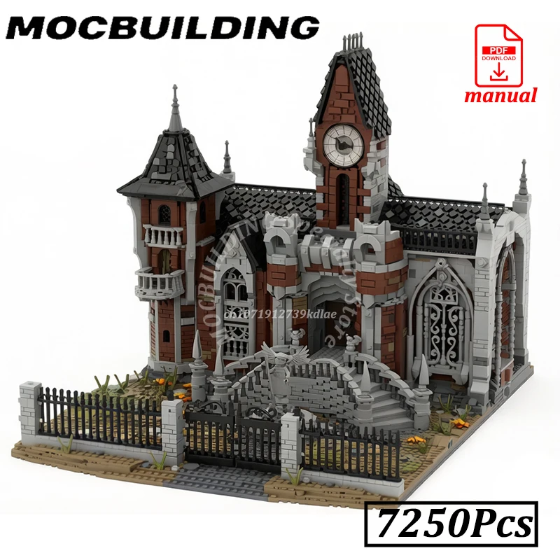 Modular Mansion Model Medieval Castle Buildings MOC Building Blocks Bricks City Street View Construction Toys
Modular Mansion Model Medieval Castle Buildings MOC Building Blocks Bricks City Street View Construction Toys