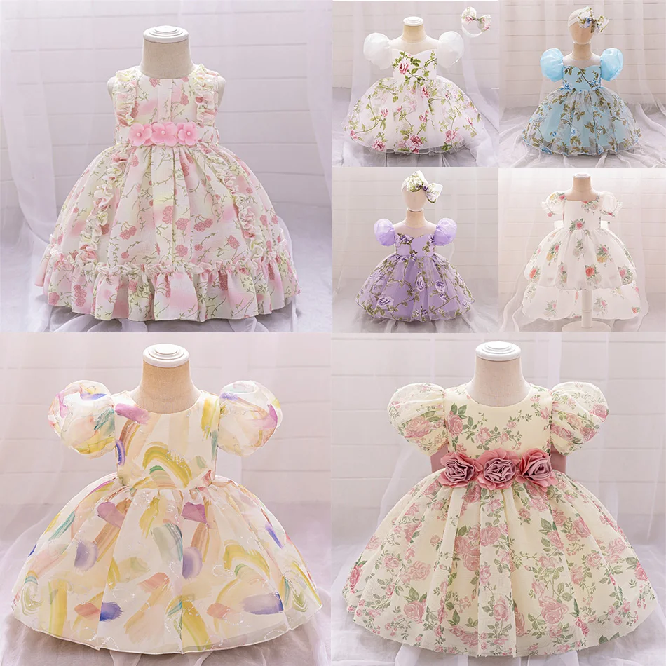 Toddler Floral Print Princess Dress Kids Summer Fashion Children Holiday Clothes Girls Flower Costume Birthday Carnival Apparel
Toddler Floral Print Princess Dress Kids Summer Fashion Children Holiday Clothes Girls Flower Costume Birthday Carnival Apparel