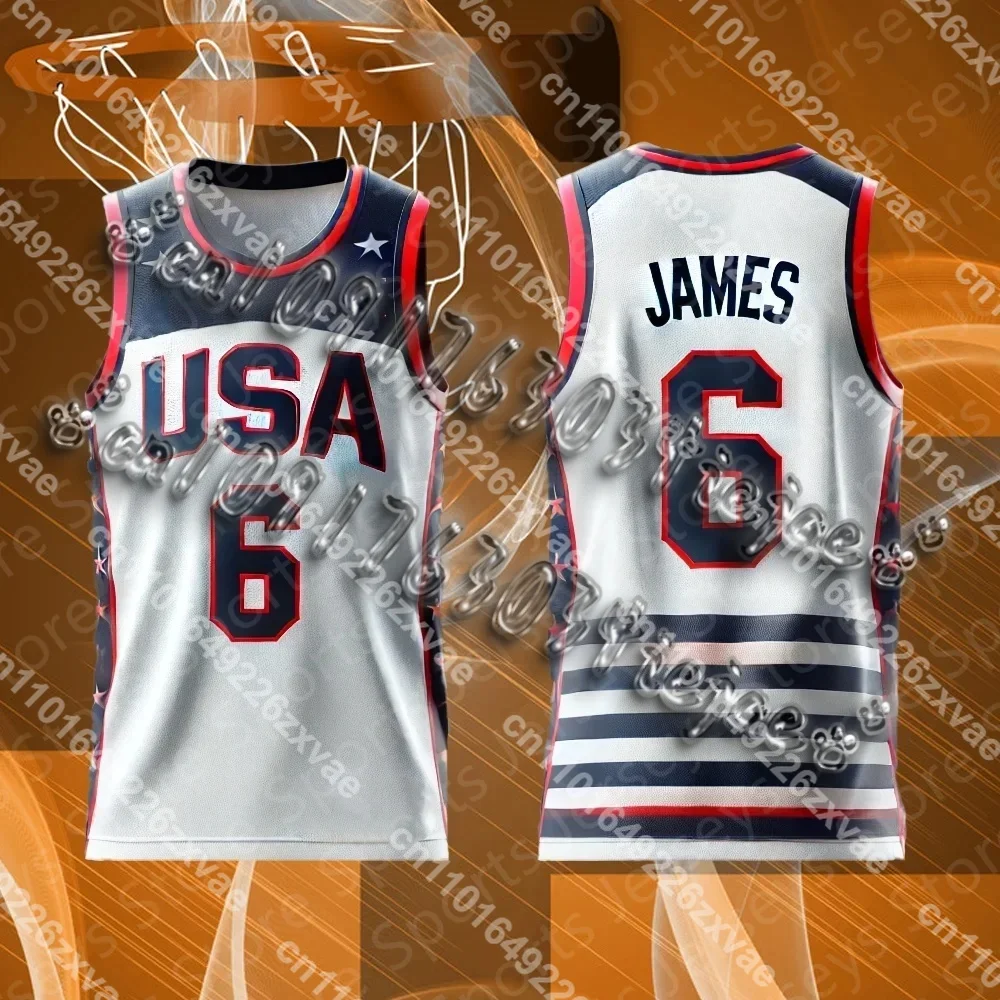 2024 New Version of US No. 6 Basketball Vest Fan Basketball Shirt Men's_Boys Summer Basketball Training Special
2024 New Version of US No. 6 Basketball Vest Fan Basketball Shirt Men's_Boys Summer Basketball Training Special
