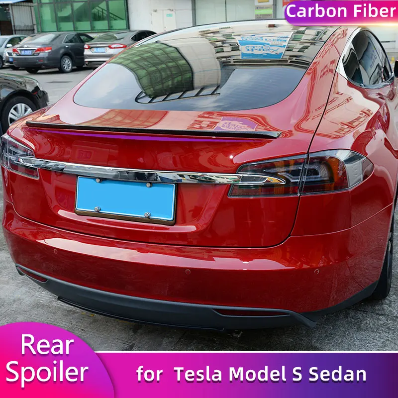 Carbon Fiber Rear Trunk Spoiler Wings for Tesla Model S Sedan 4-Door 2014-2024 Car Racing Rear Spoiler Boot Wing Lip Body Kit
Carbon Fiber Rear Trunk Spoiler Wings for Tesla Model S Sedan 4-Door 2014-2024 Car Racing Rear Spoiler Boot Wing Lip Body Kit