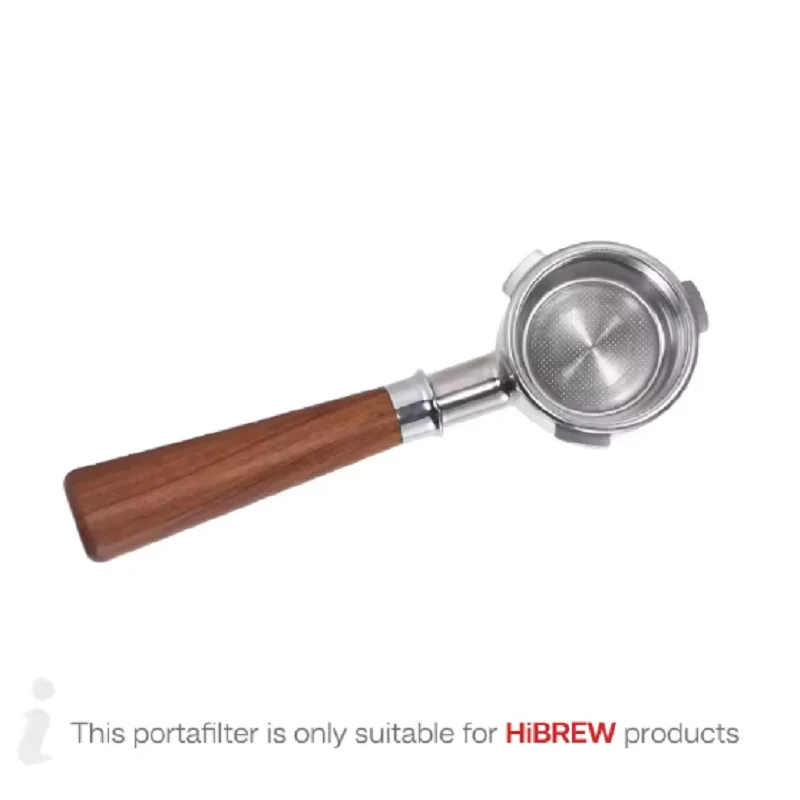 Spare Part for HiBREW 51mm Bottomless Coffee powder handle 304 stainless steel and solid wood
Spare Part for HiBREW 51mm Bottomless Coffee powder handle 304 stainless steel and solid wood