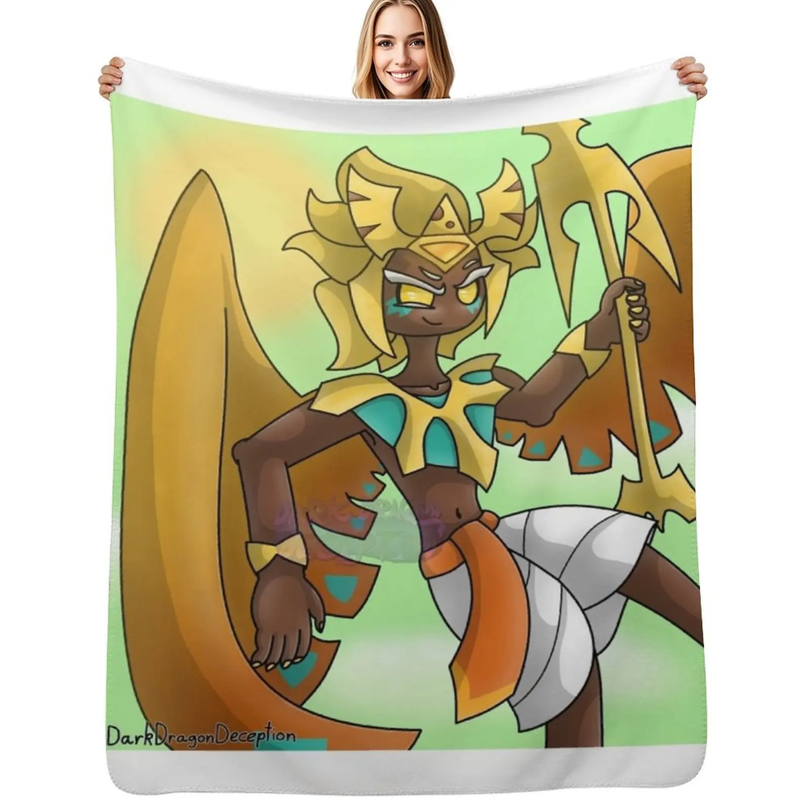 Golden Cheese Cookie (Cookie Run Kingdom) Throw Blanket Travel Size Cozy Blanket for Plane Train
Golden Cheese Cookie (Cookie Run Kingdom) Throw Blanket Travel Size Cozy Blanket for Plane Train