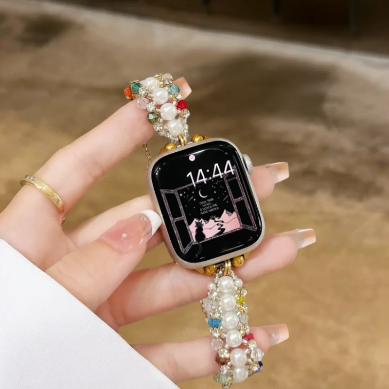 Highlighted Intr Fashionable watch strap compatible with iWatch 38mm, 40mm, 41mm, 42mm, 44mm, 45mm, and 49mm
Highlighted Intr Fashionable watch strap compatible with iWatch 38mm, 40mm, 41mm, 42mm, 44mm, 45mm, and 49mm