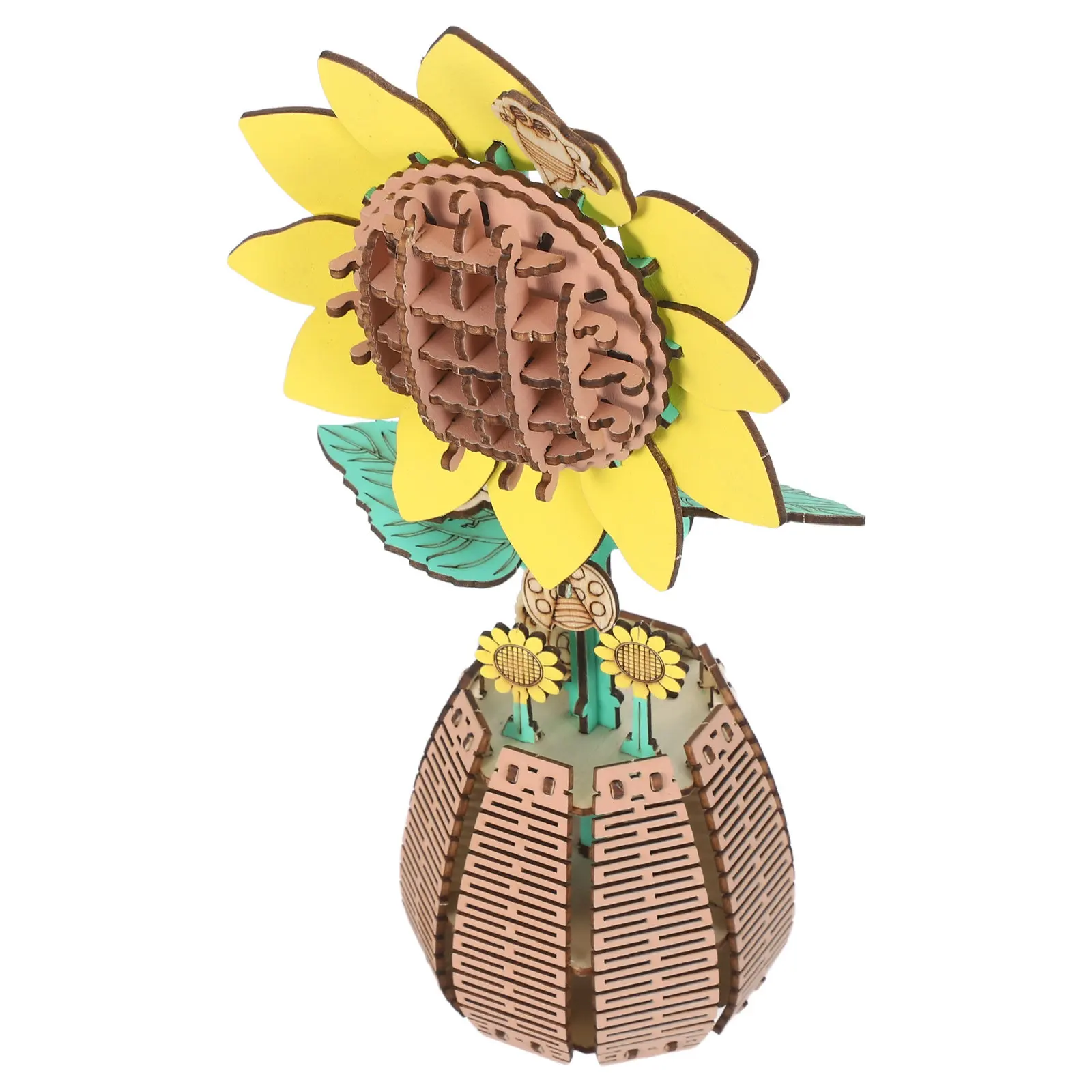 1 Set 3D Wooden Sunflower Puzzle Building Kit Natural Wood Flowerpot Assembly Craft For Kids Adults Diy Desktop Decor Plant
1 Set 3D Wooden Sunflower Puzzle Building Kit Natural Wood Flowerpot Assembly Craft For Kids Adults Diy Desktop Decor Plant