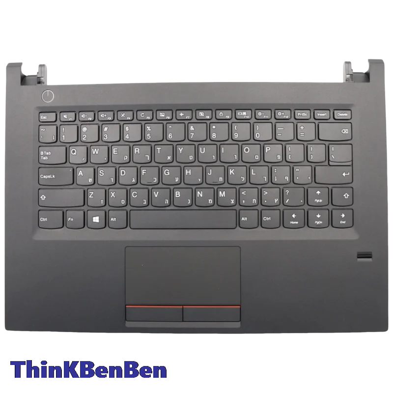 HB Hebrew (IL Israel) Клавиатура Черный верхний чехол для упора для рук с FPR для Lenovo V510 14IKB E42-80 5CB0M31656
HB Hebrew (IL Israel) Клавиатура Черный верхний чехол для упора для рук с FPR для Lenovo V510 14IKB E42-80 5CB0M31656