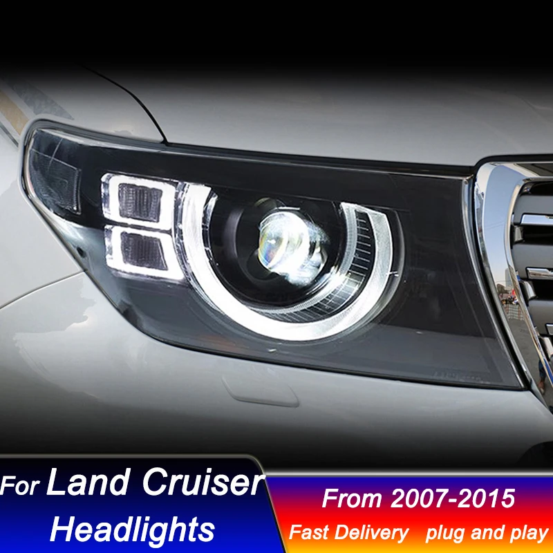 Автомобильные фары для Toyota Land Cruiser LC200 2007-2015 Defender стиль светодиодные фары обновление динамический сигнал передний фонарь в сборе
Автомобильные фары для Toyota Land Cruiser LC200 2007-2015 Defender стиль светодиодные фары обновление динамический сигнал передний фонарь в сборе